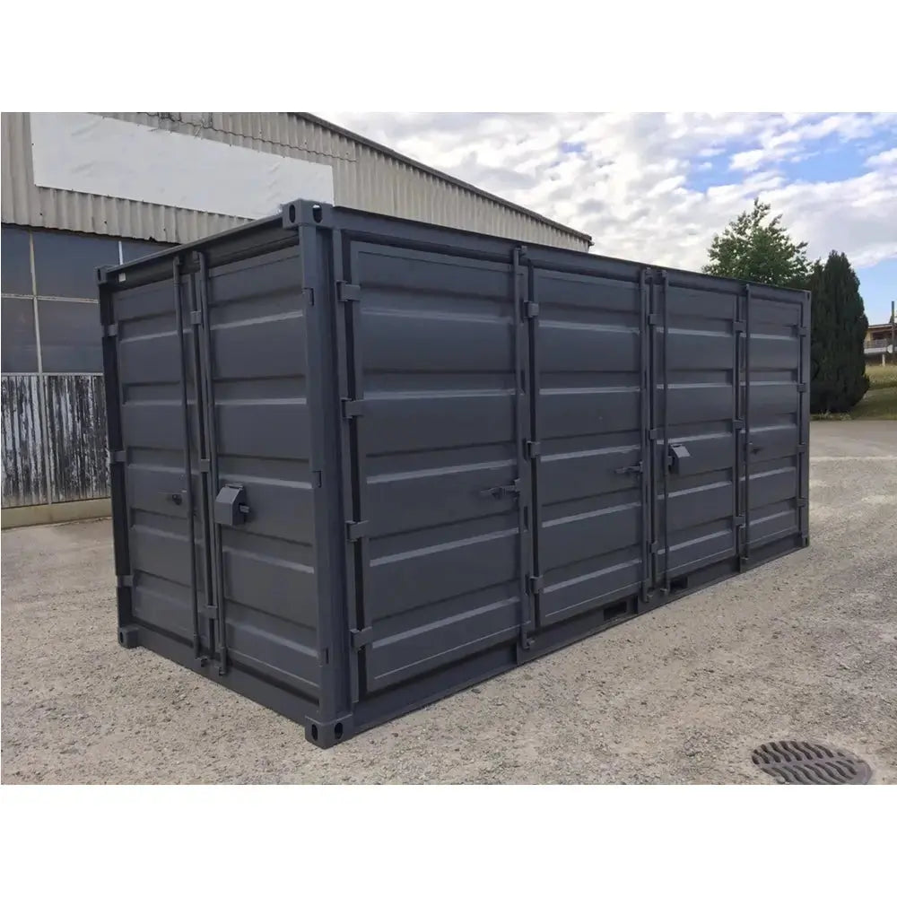 Conteneur de stockage 20 pieds Open Side avec double ouverture Mein Shop