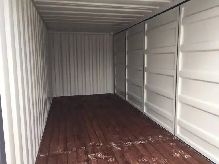 Conteneur de stockage 20 pieds Open Side avec double ouverture Mein Shop